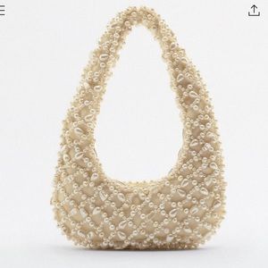 ZARA PEARL SHOULDER BAG
